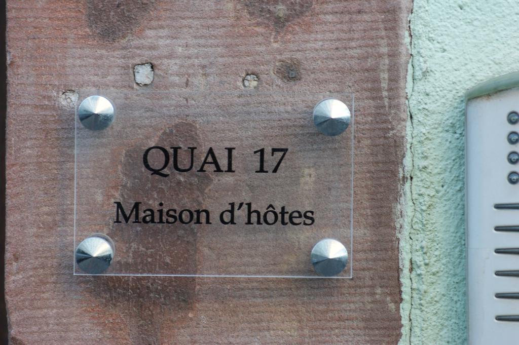 Quai 17 Maison D'Hotes Strasbourg Exterior photo